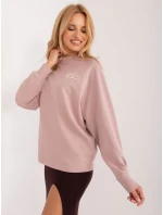 Mikina D10088BC02656A tmavě růžová Mikina D10088BC02656A tmavě růžová