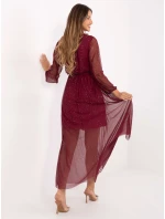 Sukienka IT SK model 21717711 bordowy - FPrice