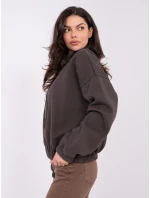 WT BL mikina A1460.19P tmavě hnědá