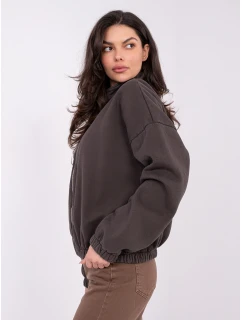 WT BL mikina A1460.19P tmavě hnědá