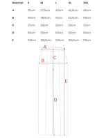 S418 Kalhoty s laclem - bordó