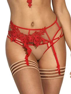 Podvazkový pás model 17682016 červený - Axami