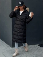 Dámský zimní kabát LUXWARM černý FashionStreet TY4374