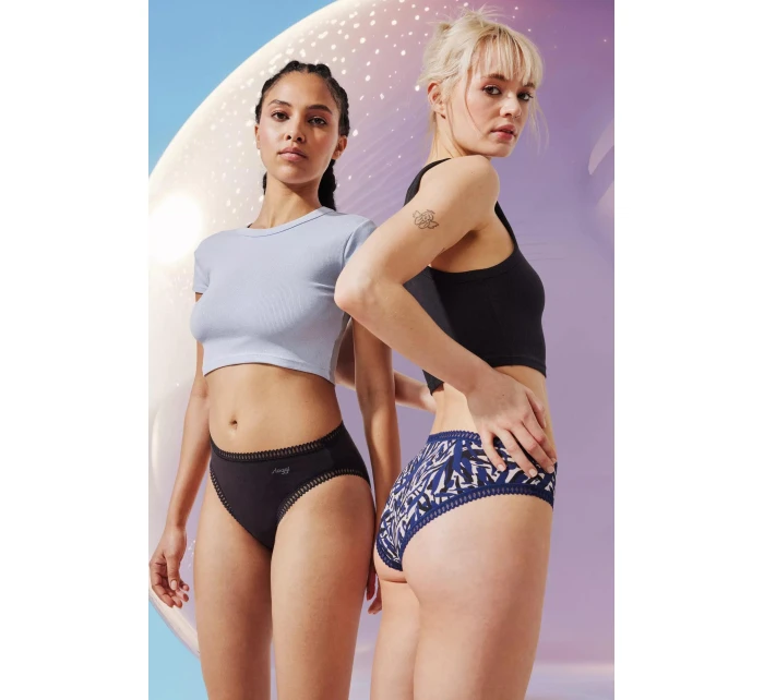 sloggi GO Crush High leg C3P - BLUE - SLOGGI BLUE - SLOGGI sloggi GO Crush High leg C3P - BLUE - SLOGGI BLUE - SLOGGI