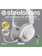 Bezdrátová sluchátka Steelseries Arctis Nova 3X pro Xbox, bílá Bezdrátová sluchátka Steelseries Arctis Nova 3X pro Xbox, bílá