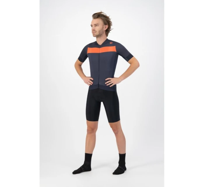Rogelli pánský dres PRIME modro-oranžový XL