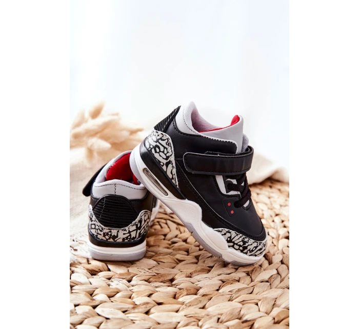 Dětské Sportovní Boty Černé a červená Linen Dětské Sportovní Boty Černé a červená Linen