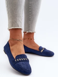 Lesklé Dámské Mokasíny S Modré model 21656876 - Boto