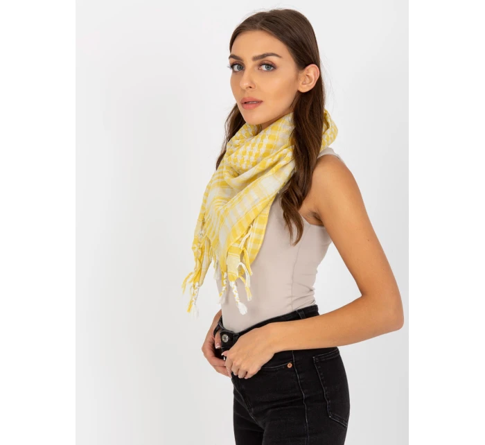 Šátek AT CH model 21307983 světle žlutý - FPrice Šátek AT CH model 21307983 světle žlutý - FPrice
