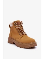 Dámské kožené trapery Hnědé Jette Dámské kožené trapery Hnědé Jette