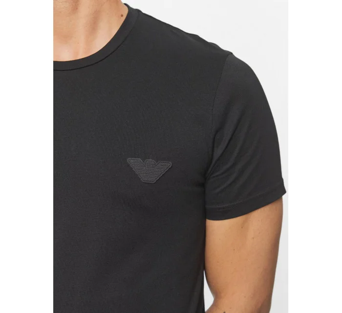 Pánské tričko 110853 3f755 00020 černé - Emporio Armani Pánské tričko 110853 3f755 00020 černé - Emporio Armani