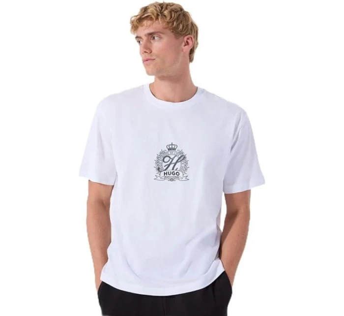 Tričko HUGO Daminor bílé (50538246-100) Tričko HUGO Daminor bílé (50538246-100)