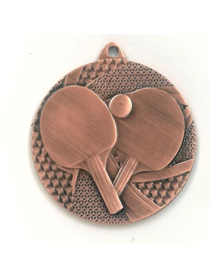 Bronzová medaile - stolní tenis - ocelová medaile