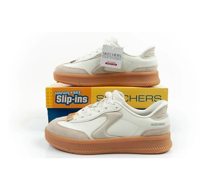 Skechers dámské sportovní boty tenisky Lifted Luxe ecru white Slip-Ins dámské