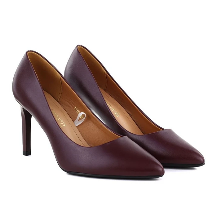 Lodičky na jehlovém podpatku bordó Sergio Leone 1339