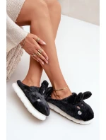 Kožešinové Pantofle S Černé model 21680735 - Boto Kožešinové Pantofle S Černé model 21680735 - Boto