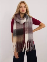 Szalik AT SZ model 20742511 ciemny brązowy - FPrice