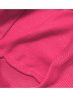 Růžová dámská tepláková mikina se stahovacími lemy model 17038517 - J.STYLE