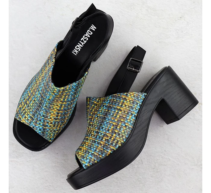 Dámské sandály na pletené tyči M.Daszynski MR23126-7