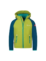 Trollkids Rondane Zip Off XT Softshellová bunda pear green/madeira blue/sea green (819-360)