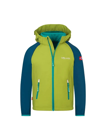 Zip Off XT Softshellová bunda  green model 22055373 - Trollkids