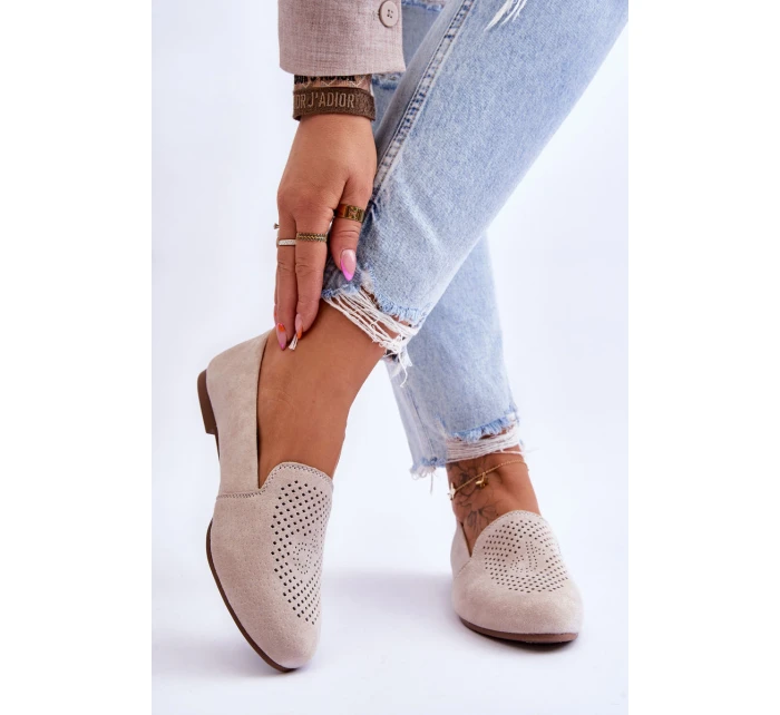 Semišové pohodlné mokasíny Béžove model 21615627 - S.Barski Semišové pohodlné mokasíny Béžove model 21615627 - S.Barski