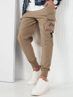 FashionStreet béžové pánské bojové kalhoty UX4163