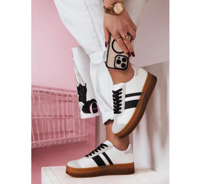 Dámské sportovní tenisky RUNTAG white FashionStreet ZY0663 Dámské sportovní tenisky RUNTAG white FashionStreet ZY0663