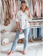 Dámské oversize tričko s white Dstreet model 21984430 - FashionStreet Dámské oversize tričko s white Dstreet model 21984430 - FashionStreet