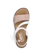 Pohodlné kombinované sandály Rieker W RKR678