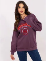 Halenka EM BL 617 15.55P tmavě fialová Halenka EM BL 617 15.55P tmavě fialová