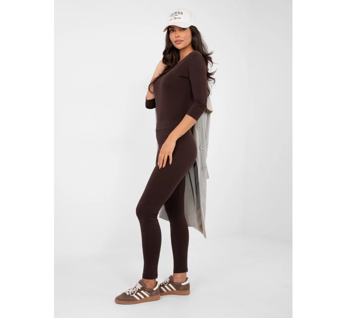 Legíny RV LG 2850.20P tmavě hnědé