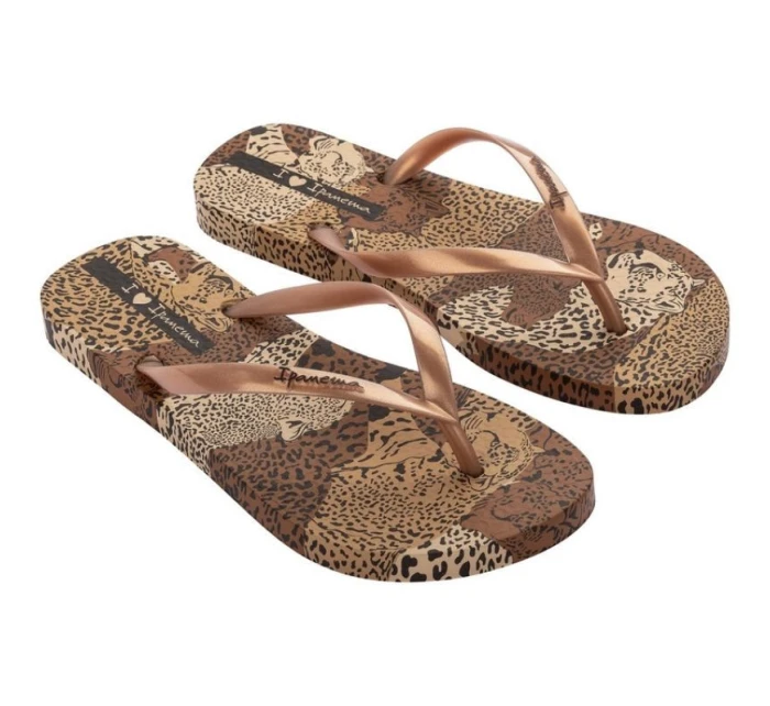 Dámské žabky Animal W model 21946810 Hnědá s béžovou vzor - Ipanema