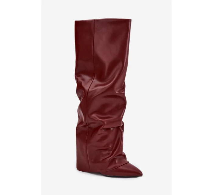 Kozačky na podpatku  model 216990 Step in style