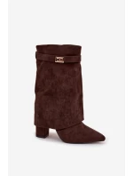 Boty na podpatku model 219840 Step in style Boty na podpatku model 219840 Step in style