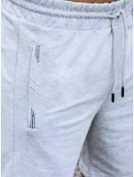 FashionStreet pánské světle šedé šortky SX2186 FashionStreet pánské světle šedé šortky SX2186
