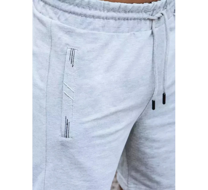 FashionStreet pánské světle šedé šortky SX2186 FashionStreet pánské světle šedé šortky SX2186