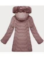 Růžová dámská bunda s kapucí model 21247074 - J.STYLE