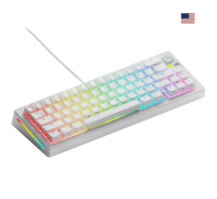 Glorious PC Gaming Race GMMK 3 Předpřipravená USB QWERTY klávesnice US English White