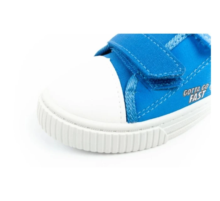 Leomil Sonic dětské sportovní boty lehké tenisky na suchý zip modré červené