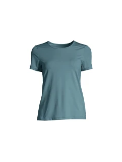 CASALL Essential Mesh Detail Tee modrá