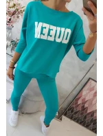 Sada Queen s potiskem zelená Sada Queen s potiskem zelená