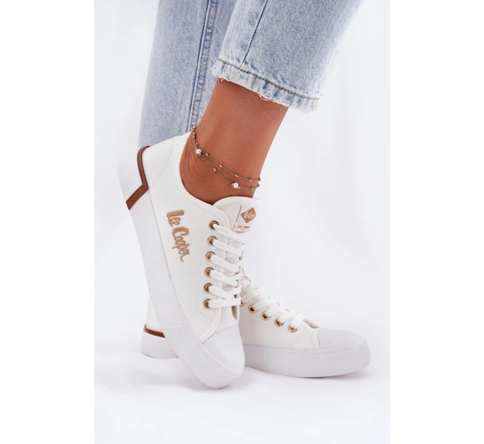 Dámské Textilní Tenisky model 21693288 Bílé - Lee Cooper
