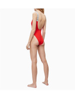 Jednodílné plavky model 7755519 červená - Calvin Klein