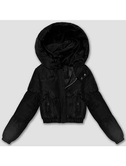 Černá krátká zimní bunda typu model 21483436 - J.STYLE Černá krátká zimní bunda typu model 21483436 - J.STYLE