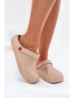 Dámské Lehké Pantofle Big Star II275008 Béžové Dámské Lehké Pantofle Big Star II275008 Béžové
