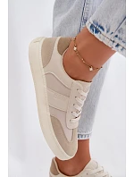 Dámské Nízké Tenisky Big Star model 22069439 Béžové - Big Star Shoes
