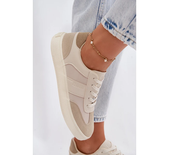 Dámské Nízké Tenisky Big Star model 22069439 Béžové - Big Star Shoes