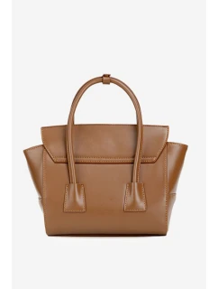 Dámská malá kabelka kufřík Nobo – světle hnědá