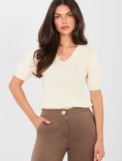 Svetr s krátkým rukávem  model 224001 Factory Price